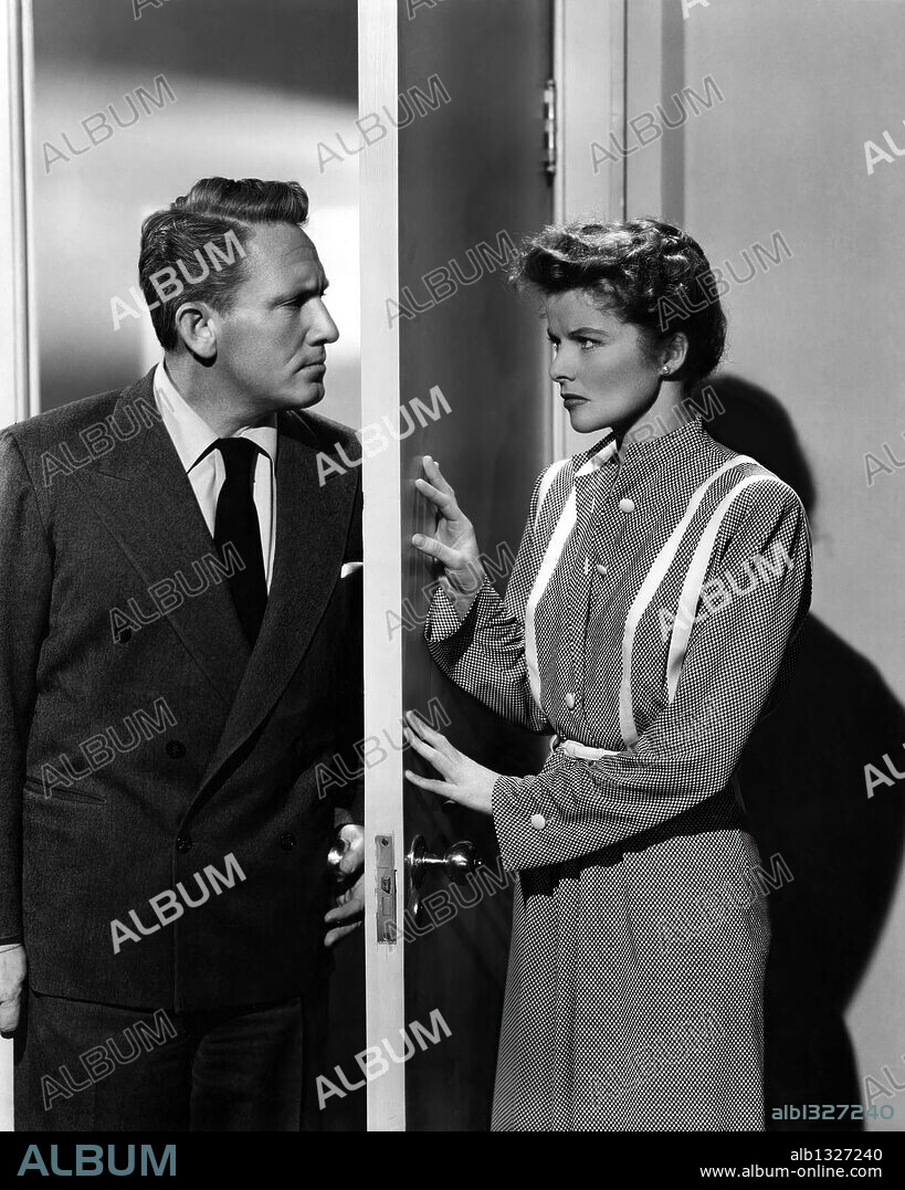 KATHARINE HEPBURN und TRACY SPENCER. KATHARINE HEPBURN und SPENCER TRACY in WITHOUT LOVE, 1945, unter der Regie von HAROLD S. BUCQUET. Copyright M.G.M.
