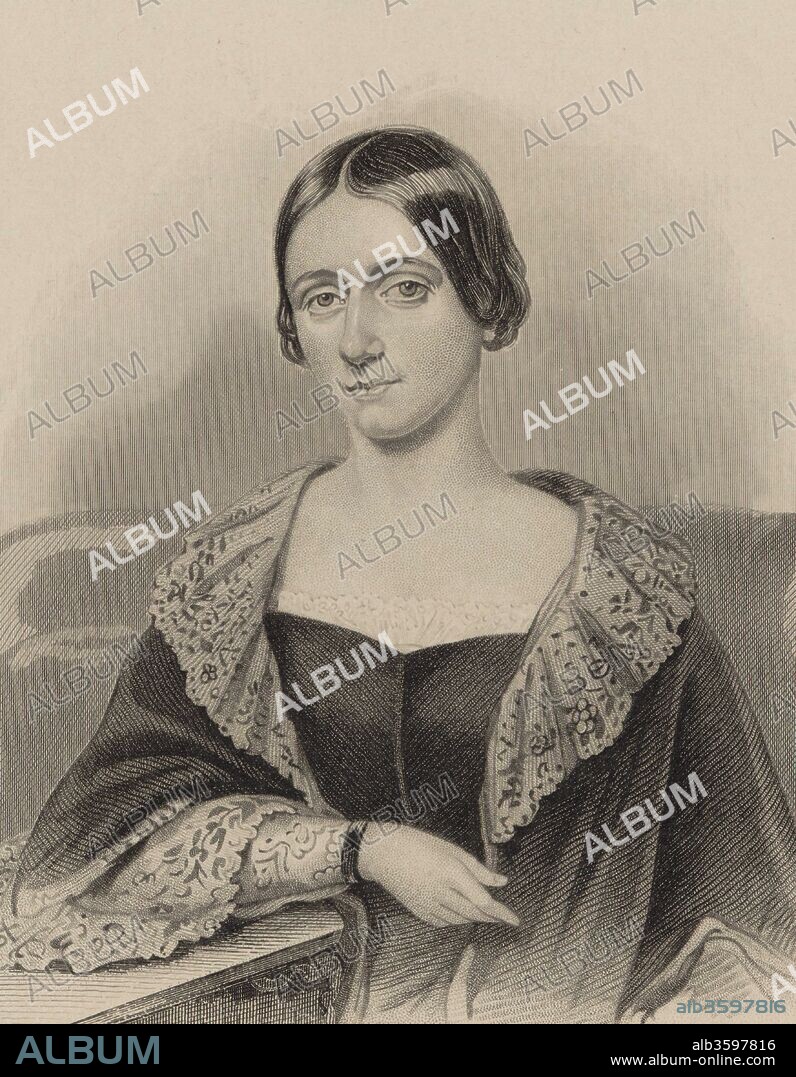 WILLIAM COLLEY WRANKMORE. Portrait of Clara Schumann (1819-1896).