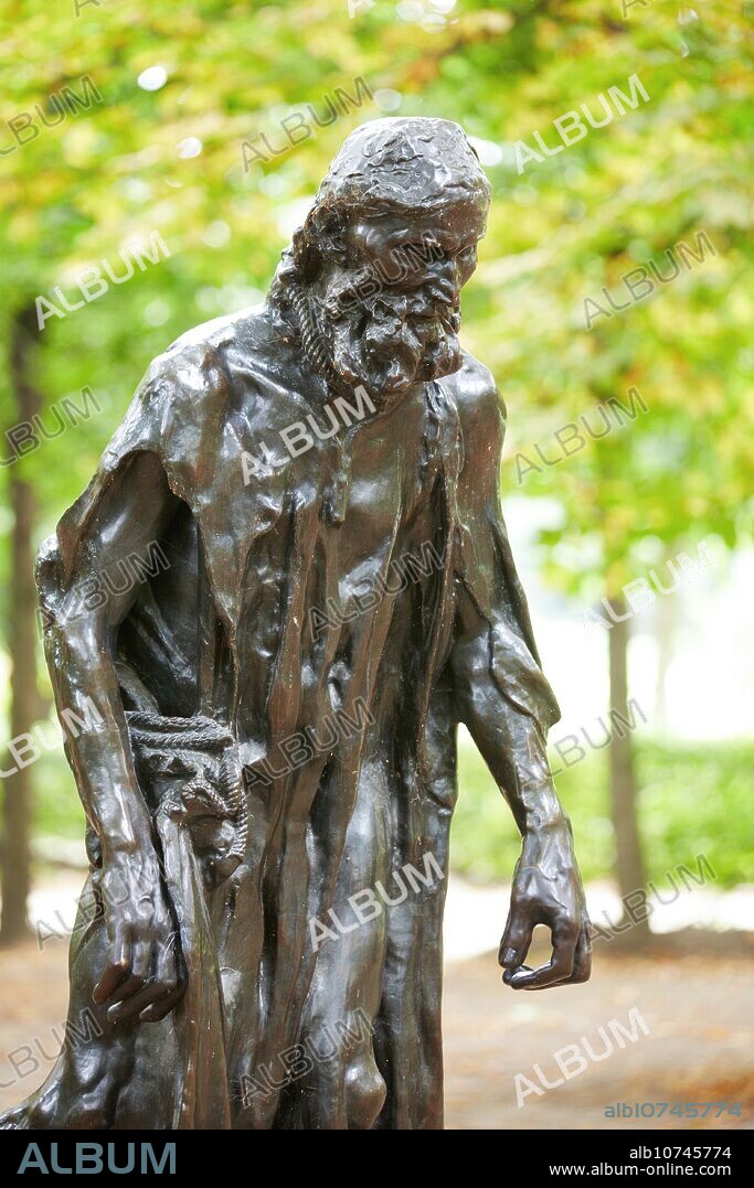 Eustache de Saint Pierre. Sculpture by Auguste Rodin. Rodin Museum. Paris. France.