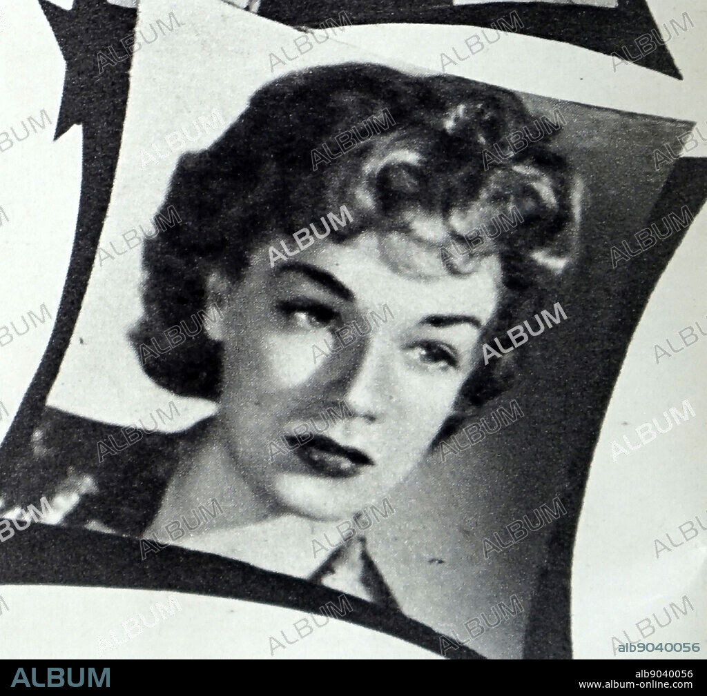 Photograph of Simone Signoret (1921-1985) a French cinema actress. Dated 20th Century.