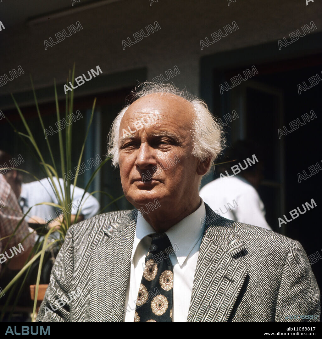 Paul Hoffmann, German actor and former director of the Vienna Burgtheater in Vienna, Austria around 1975.