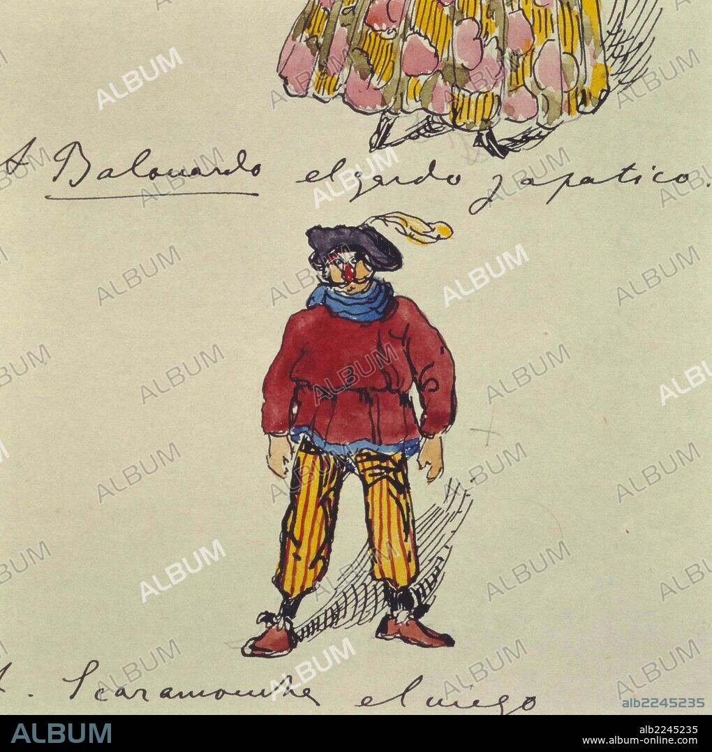 ADRIA GUAL QUERALT. Adrìa Gual, Theatre figurine.