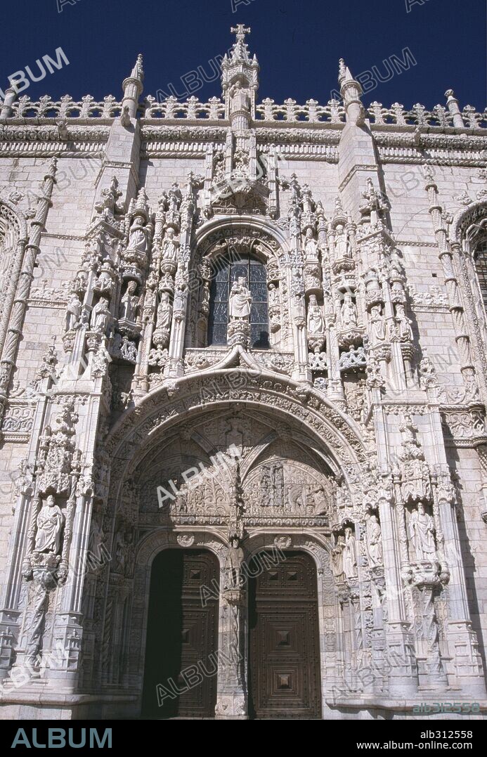 Mosteiro dos Jerónimos de Belém, s.XVI. Fachada.