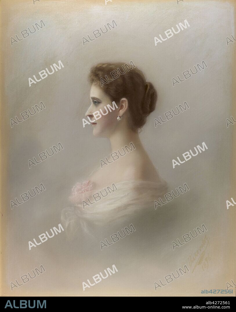 EKATERINA IERONIMOVNA VISKOVATOVA. Portrait of Grand Duchess Elizaveta Fyodorovna (1864-1918), Princess Elizabeth of Hesse and by Rhine.