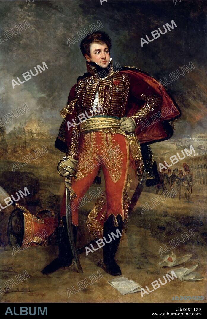 GROS, ANTOINE JEAN, BARON. Portrait of General François Fournier-Sarlovèze (1773-1827).