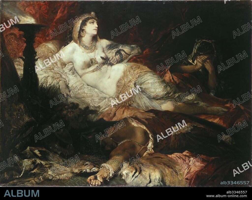 HANS MAKART. The Death of Cleopatra.