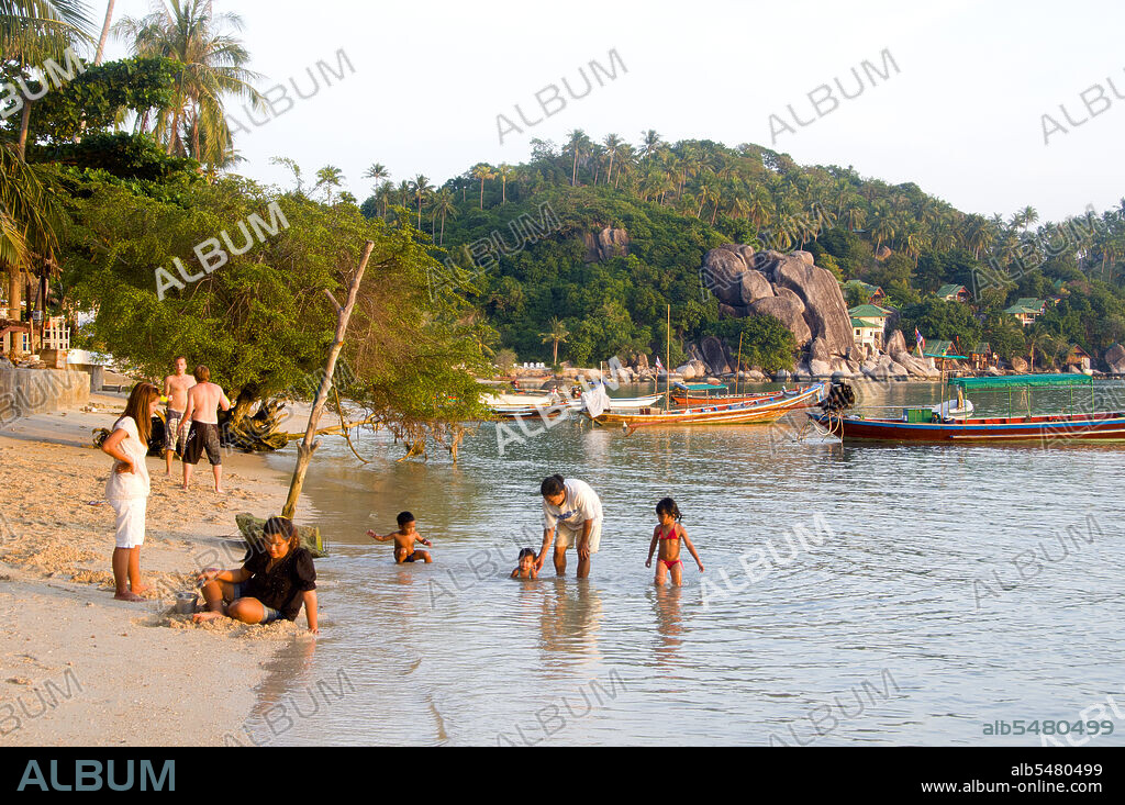 Ko Tao or Turtle Island, located in the midst of the Gulf of Thailand, was named by early settlers for the islands hump-backed, turtle-like shape, though it is also a significant breeding ground for both Hawksbill and Green Turtles. The economy of the island, which was once uninhabited except for transient fishermen, now revolves almost exclusively around tourism and scuba diving. The rapid development of tourism in recent years has had a negative impact on turtle breeding, but since 2004 the Royal Thai Navy in conjunction with a cooperative of local dive centers has sponsored the reintroduction of hundreds of juvenile turtles to Ko Taos ecosystem. The island is about 21 sq km (8 sq miles) in area, and the main settlement, on the western side of the island, is Ban Mae Hat. Most of the island is rugged, with dense forest inland, quiet coves along the relatively difficult-to-reach east coast, and a fine sweep of sandy beach along the western shore.