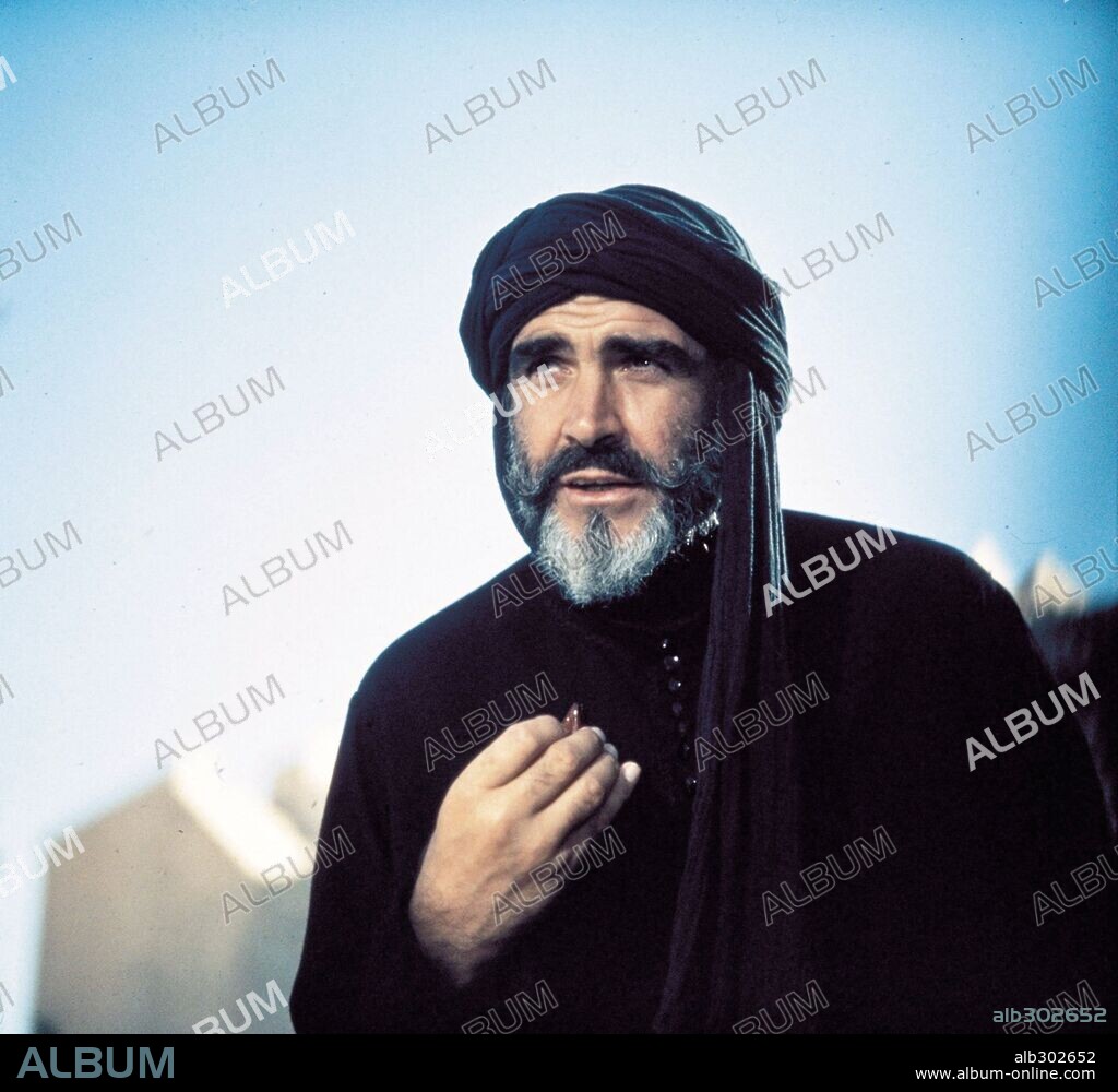 SEAN CONNERY dans THE WIND AND THE LION, 1975, réalisé par JOHN MILIUS. Copyright COLUMBIA PICTURES.