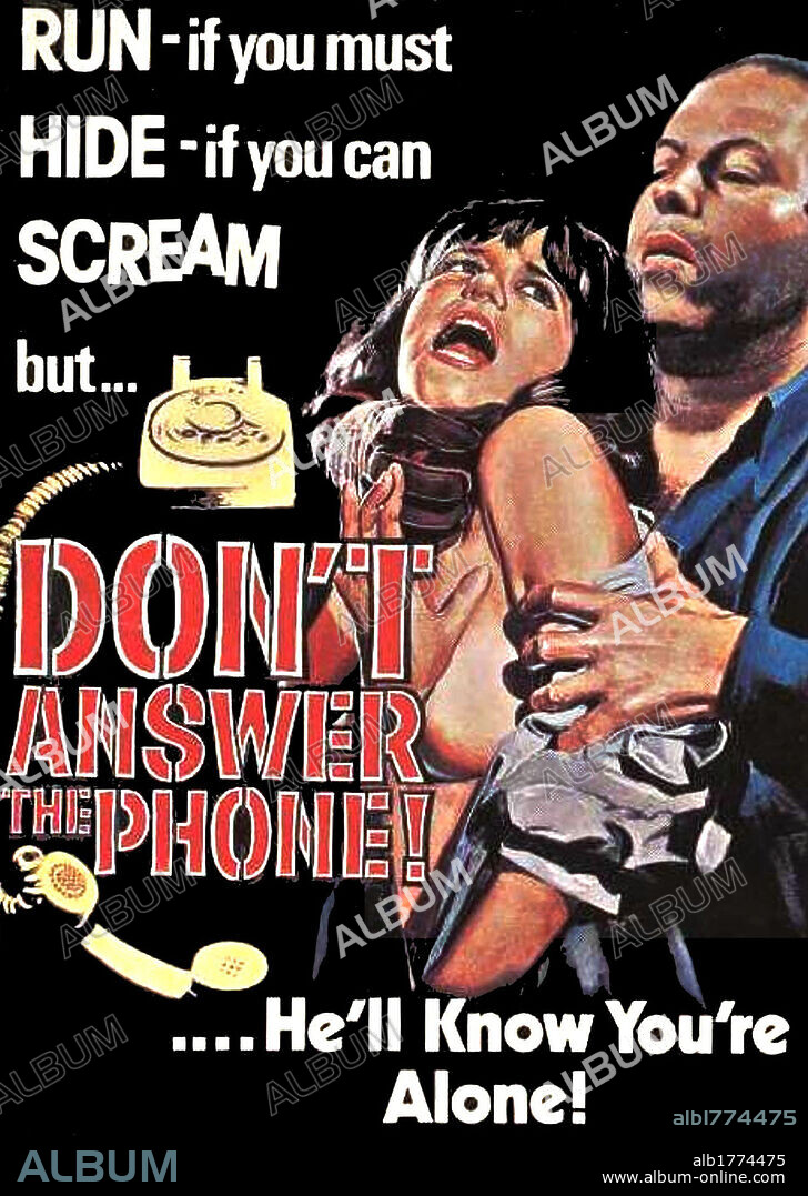 Poster de NO RESPONDAS AL TELEFONO, 1980 (DON'T ANSWER THE PHONE!), dirigida por ROBERT HAMMER. Copyright CROWN INTERNATIONAL PICTURES.