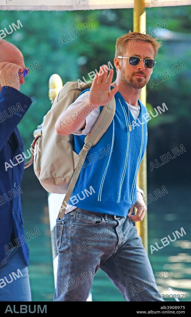 August 29, 2018 - Venice, Italy - Ryan Gosling arrives at the Hotel Excelsior during the 75th Venice Film Festival, in Venice, Italy, on August 29, 2018. 29/08/2018