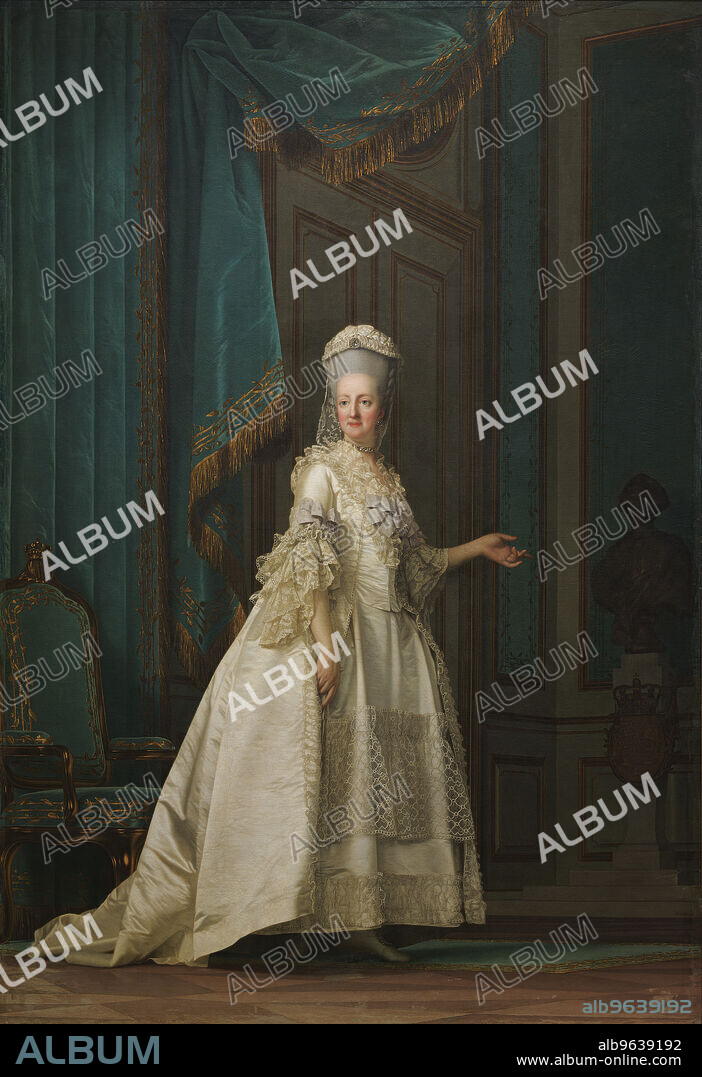 VIGILIUS ERICHSEN. The Dowager Queen Juliane Marie of Denmark, 1776.