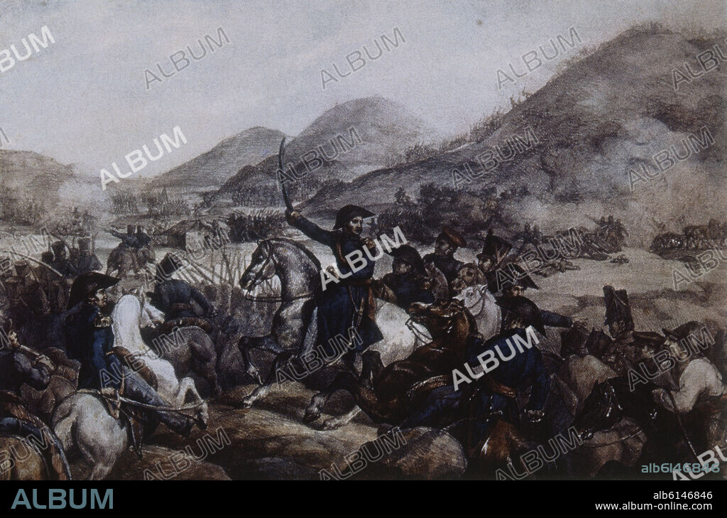 AUTOR LIBRE 01307. EL GENERAL SAN MARTIN EN LA BATALLA DE CHACABUCO EL 12 DE FEBRERO DE 1817.