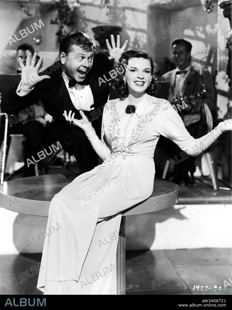 JUDY GARLAND und MICKEY ROONEY in WORDS AND MUSIC, 1948, unter der Regie von NORMAN TAUROG. Copyright M.G.M.