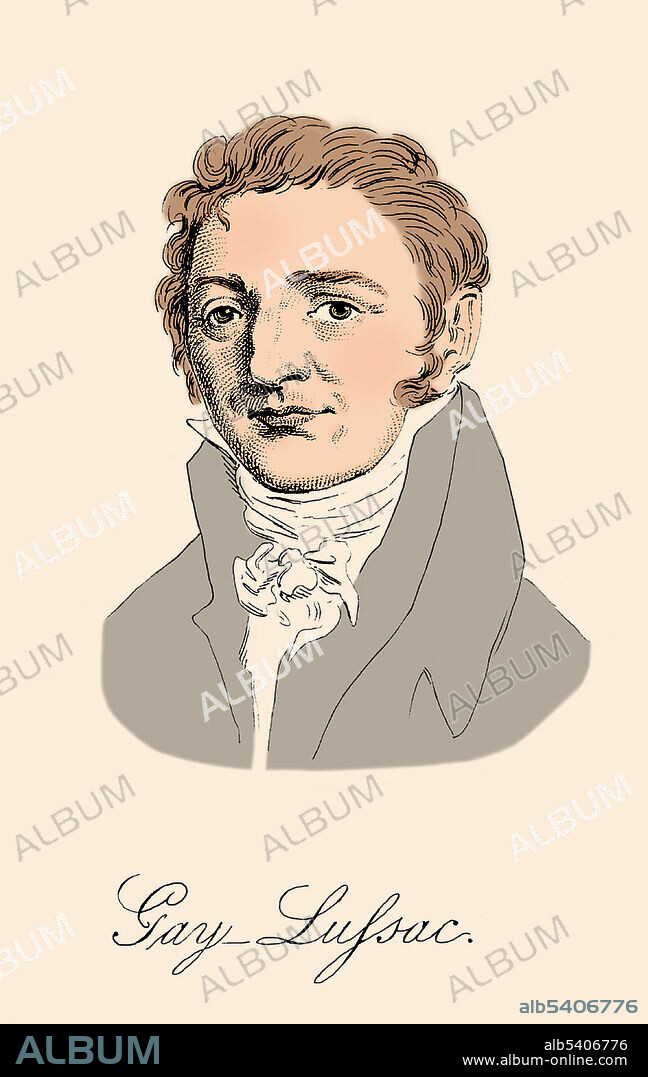 Joseph Louis Gay-Lussac (December 6, 1778 - May 9, 1850) was a French chemist and physicist. His first major investigation concerned the thermal expansion of gases. This was significant in the establishment of the Kelvin temperature scale later in the century. In 1805, he collaborated with Alexander von Humboldt in determining the proportions of hydrogen and oxygen present in water. His last great piece of pure research was on prussic acid when he described cyanogen as a compound radicle, prussic acid as a compound of that radicle with hydrogen alone, and the prusiates (cyanides) as compounds of the radicle with metals.