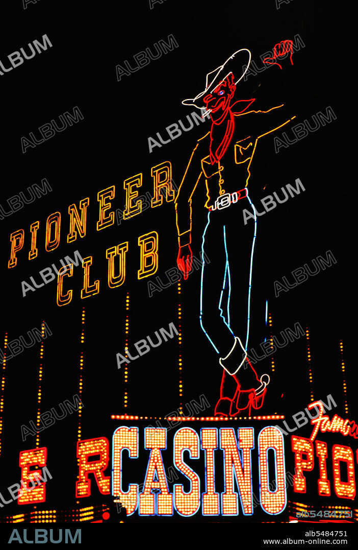 1960s Las Vegas Casinos - Pioneer Club Casino circa 1966.