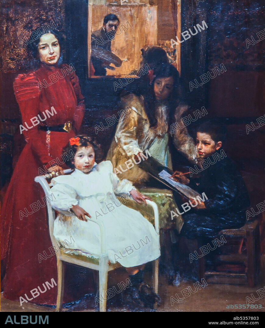 Joaquin Sorolla/ Mi familia, 1901. Óleo sobre lienzo. 185 x 159 cm. Museo de Bellas artes, Valencia.