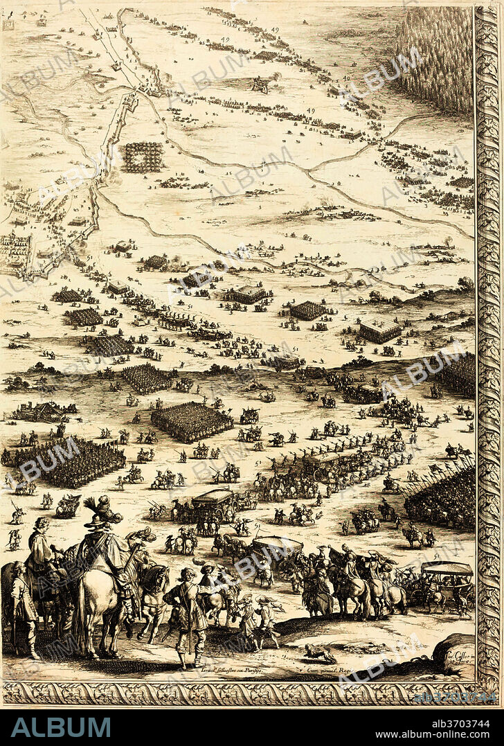 JACQUES CALLOT. The Siege of Breda [plate 6 of 6]. Dated: 1627/1628. Medium: etching.