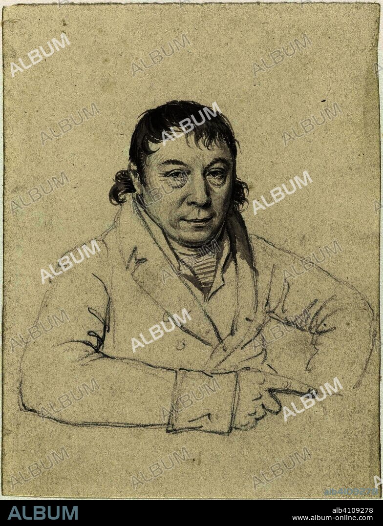 Portrait of Dani?l Veelwaard (I). Draughtsman: Hendrik Willem Caspari. Dating: 1780 - 1829. Measurements: h 114 mm × w 88 mm.