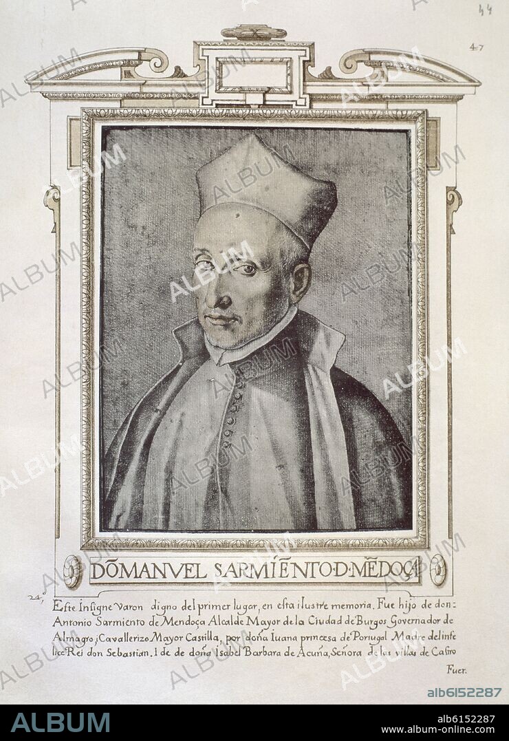 FRANCISCO PACHECO. MANUEL SARMIENTO DE MENDOZA (1580-1650) - LIBRO DE RETRATOS DE ILUSTRES Y MEMORABLES VARONES - 1599.