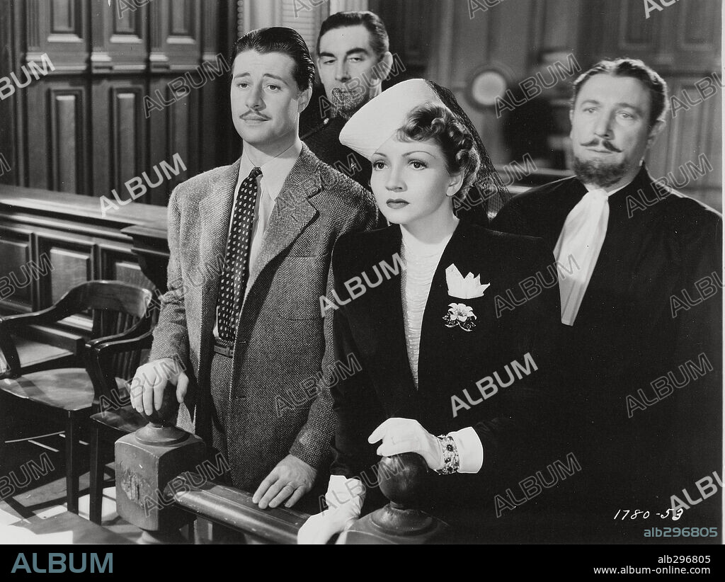 CLAUDETTE COLBERT und DON AMECHE in MIDNIGHT, 1939, unter der Regie von MITCHELL LEISEN. Copyright PARAMOUNT PICTURES.