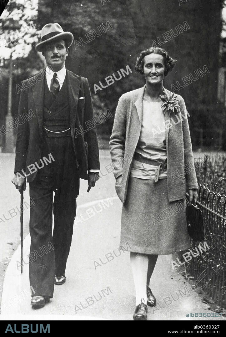 ***** Party Conference at the Pavillion, ***** Sir OSwald and Lady Cynthia Mosley at the *****. Oswald and Lady Cynthia Mosley... politically mobile. October 1, 1929.