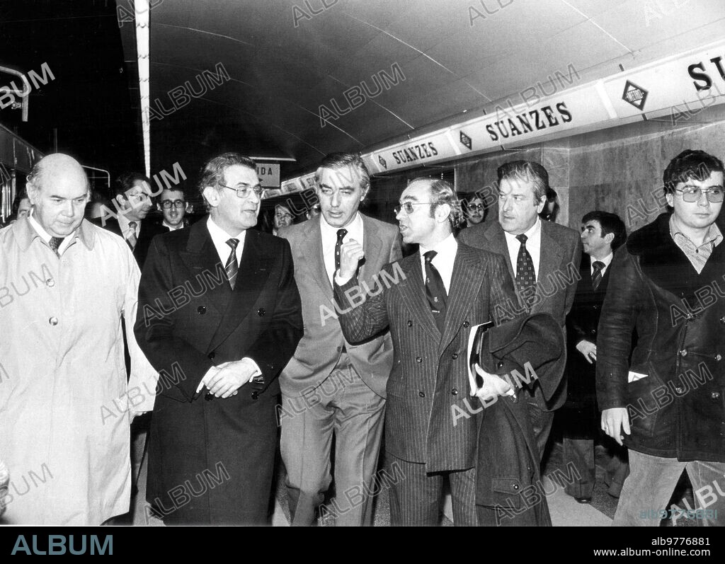 January 16, 1980. Inauguration of New Metro Stations on Line 5 of the Madrid Metro.