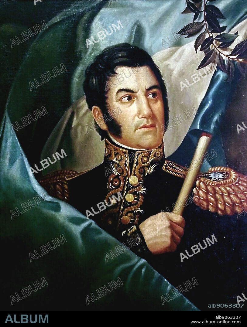 Portrait of General Jose de San Martin (circa 1829)) possibly by Jean Baptiste Madou. José Francisco de San Martín, known simply as Don José de San Martín (c. 1778 17 August 1850), was an Argentine general and the prime leader of the southern part of South America's successful struggle for independence from Spain.