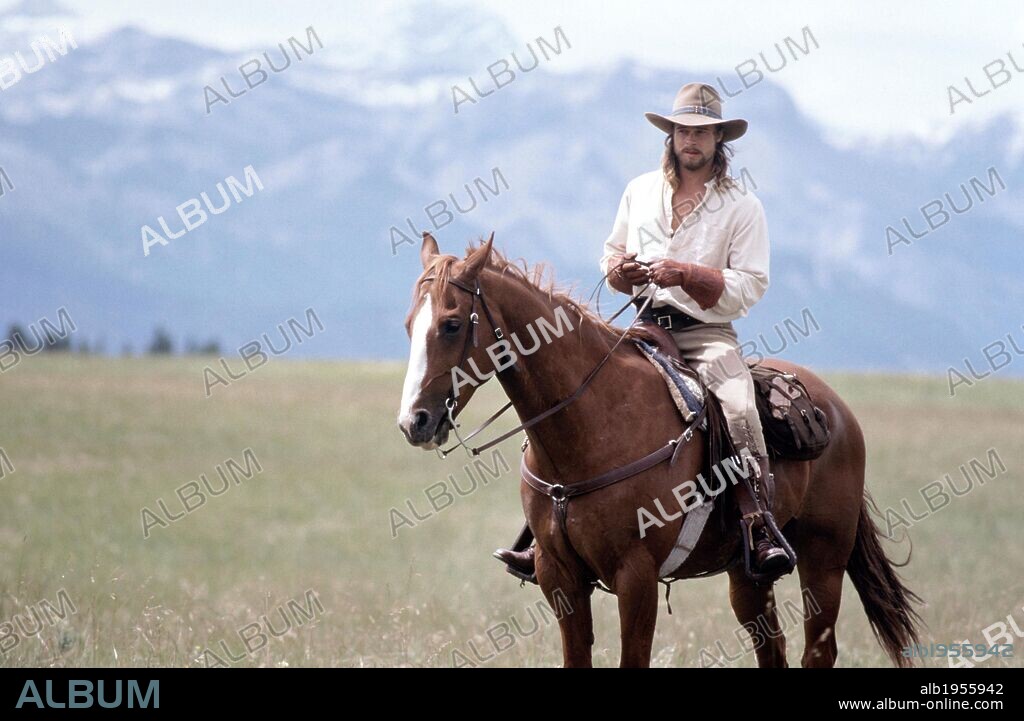 BRAD PITT en LEYENDAS DE PASIÓN, 1994 (LEGENDS OF THE FALL), dirigida por EDWARD ZWICK. Copyright TRISTAR PICTURES.