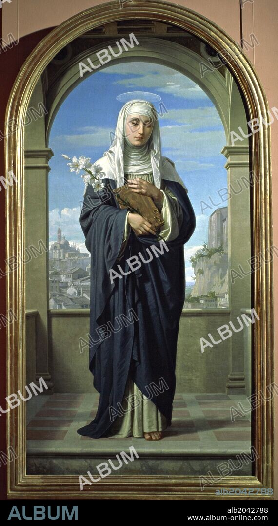 Alessandro Franchi / 'Santa Catalina de Siena', 1888.