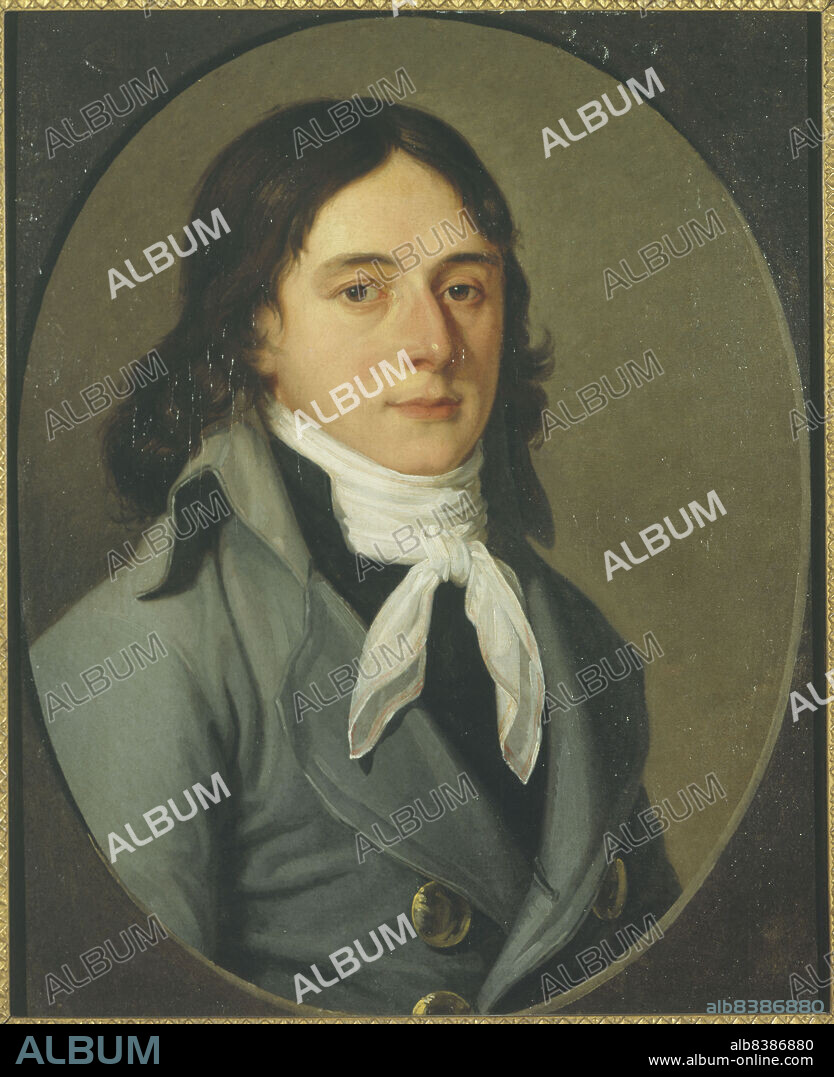 Portrait of Camille Desmoulins (1760-1794), publicist and politician, c1790.