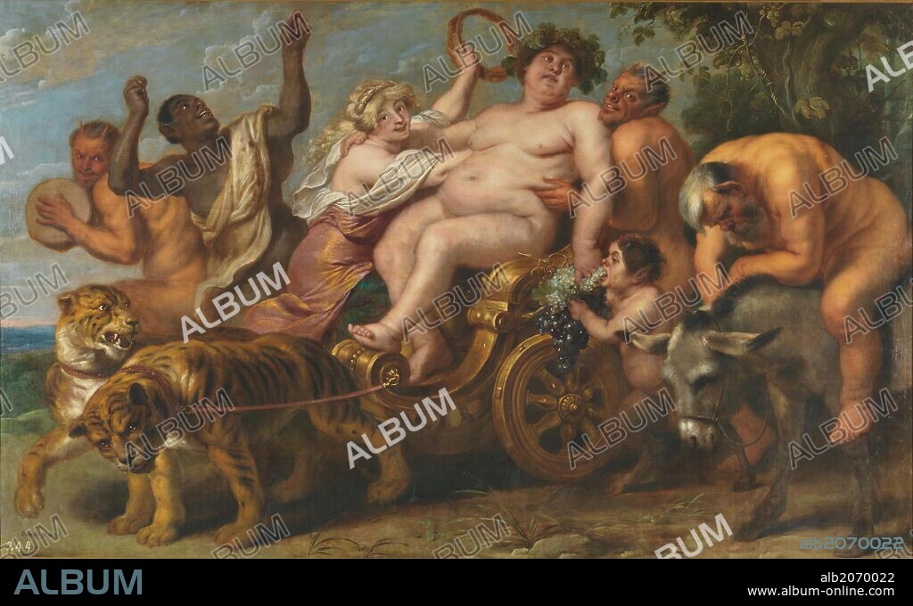 Cornelis de Vos / 'The Triumph of Bacchus', Flemish School, Oil on canvas, 180 cm x 295 cm, P01860.