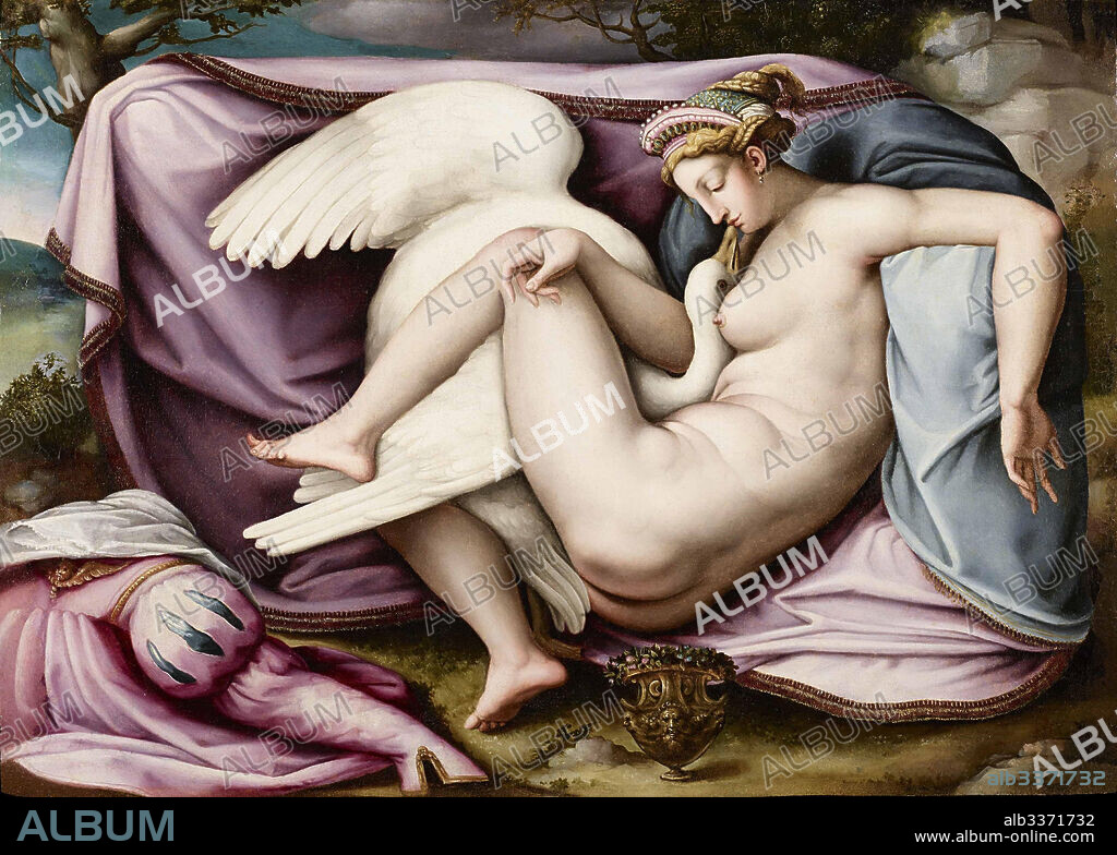 MICHELANGELO. Leda and the Swan.