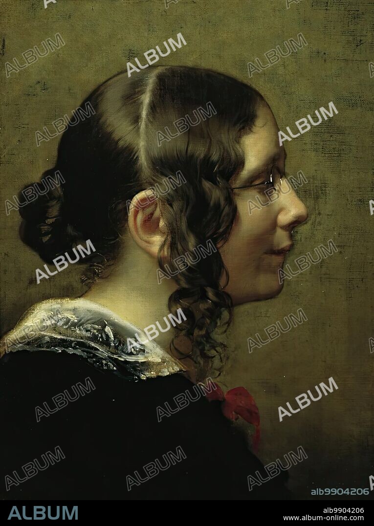 FRIEDRICH VON AMERLING (PEINTRE). Luise Pfeiffer Nathusius, 1846.
