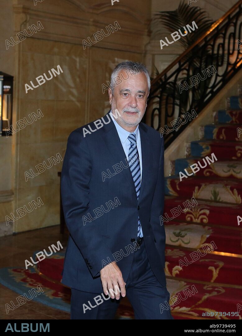 Madrid, 10/03/2013. Europa Press informative breakfast with the president of the Junta de Andalucía, Susana Díaz, with the presence of Pérez Rubalcaba, Griñán and Pere Navarro. Photo: Jaime García. ARCHDC.
