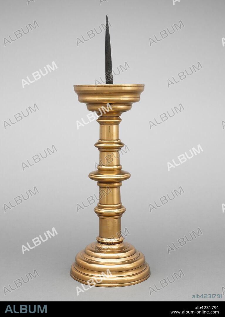 Pricket Candlestick, early 1500s. South Netherlands, Valley of the