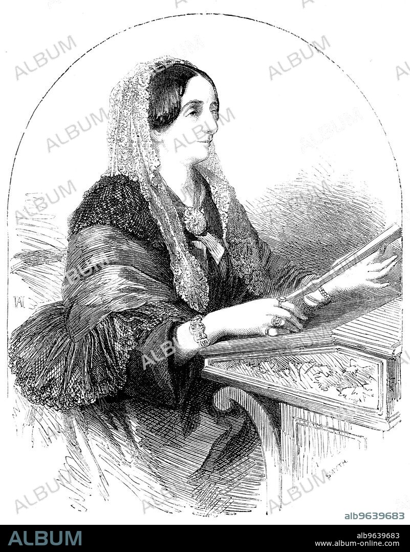 SMYTH. Sydney, Lady Morgan, authoress of "The Wild Irish Girl", 1856. 'Lady Morgan is to be numbered amongst self-educated geniuses. But that her education was sedulously attended to from her earliest years is proved by her knowledge of foreign languages, and early acquaintance with English classical literature, apparent, to the very verge of pedantry, in her first works...Her contemporaries have seen her sparkling forth at the very earliest period of her girlhood with a fertility, versatility, and at the same time strength and maturity of genius, perfectly unequalled by any of her age or sex. Gifted with a fervid imagination, with exuberant powers of invention, with an astonishing command of language, she possessed also in an eminent degree that faculty which ungallant critics are fain to deny to the ladies of the creation - humour - genuine, golden, inexhaustible - and even rollicking Irish humour...'. From "Illustrated London News", 1856.