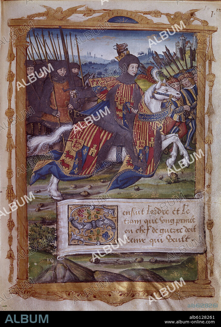 AUTOR LIBRE 01307. EL ARTE DE LA GUERRA - MANUSCRITO FRANCES DEL SIGLO XVI.