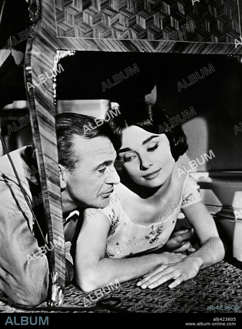AUDREY HEPBURN und GARY COOPER in ARIANE - LIEBE AM NACHMITTAG, 1957 (LOVE IN THE AFTERNOON), unter der Regie von BILLY WILDER. Copyright BILLY WILDER.