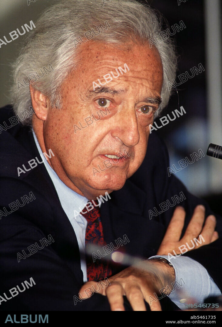 MENDOZA , RAMON. INDUSTRIAL ESPAÑOL . PRESIDENTE DEL REAL MADRID. FOTO DEL AÑO 1991.
