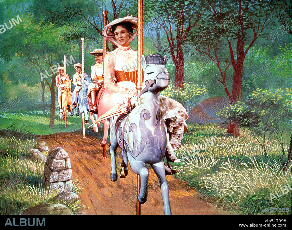 JULIE ANDREWS en MARY POPPINS, 1964, dirigida por ROBERT STEVENSON. Copyright WALT DISNEY PRODUCTIONS.