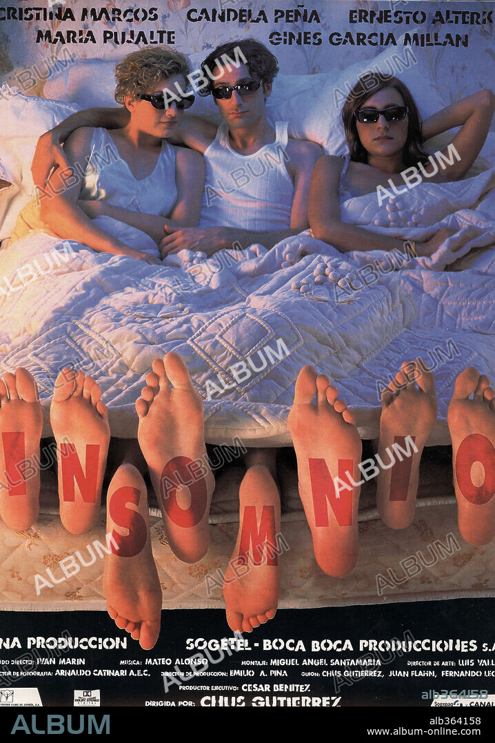 Poster de INSOMNIO, 1998, dirigida por CHUS GUTIERREZ. Copyright SOGETEL/BOCABOCA PRODUCCIONES, S.A.
