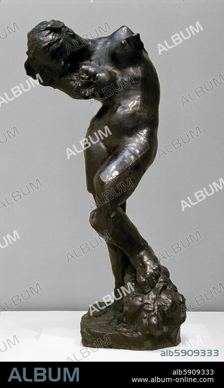 AUGUSTE RODIN. Rodin, Auguste. 1840-1917. "Die Muse (Meditation ohne Arm oder Die innere Stimme) ", 1896. Bronze, 144,5 × 75 × 54 cm. Inv. A36-1914. London, Victoria and Albert Museum.