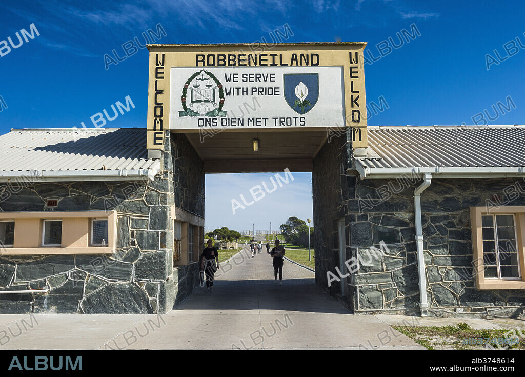 Entrance to Robben Island, UNESCO World Heritage Site, South Africa, Africa.