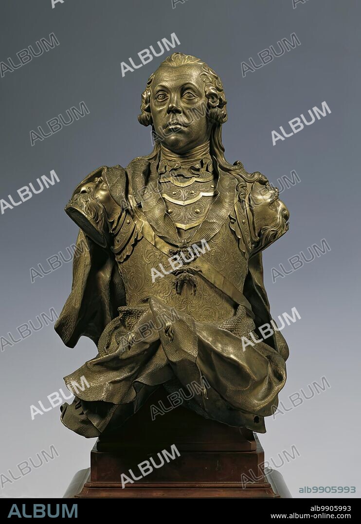 BALTHASAR FERDINAND MOLL. Field Marshal Josef Wenzel, Prince of Liechtenstein, 1757/1758.