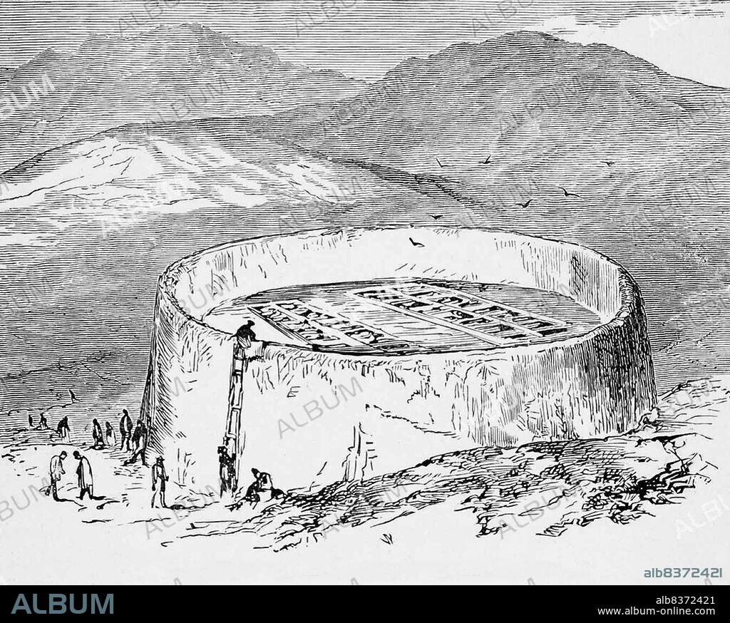 A Tower of Silence or Dakhma is a circular, raised structure used by Zoroastrians for exposure of the dead. There is no standard technical name for such a construction. The common <i>dakhma</i> or <i>dokhma</i> (from Middle Persian <i>dakhmag</i>) originally denoted any place for the dead. Similarly, in the medieval texts of Zoroastrian tradition, the word astodan appears, but today denotes an ossuary.<br/><br/>. In the Iranian provinces of Yazd and Kerman, the technical term is <i>deme</i> or <i>dema</i>. In India, the term <i>doongerwadi</i> came into use after a tower was constructed on a hill of that name. The word <i>dagdah</i> appears in the texts of both India and Iran but, in 20th century India, signified the lowest grade of temple fire (cf. Fire temple). The term 'Tower of Silence' is a neologism attributed to one Robert Murphy, who, in 1832, was a translator of the British colonial government in India.