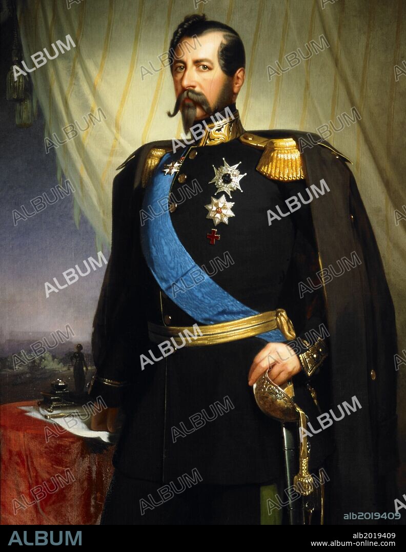 Rey Oscar I Bernadotte de Suecia y Noruega 1799-1859 , siglo 19.