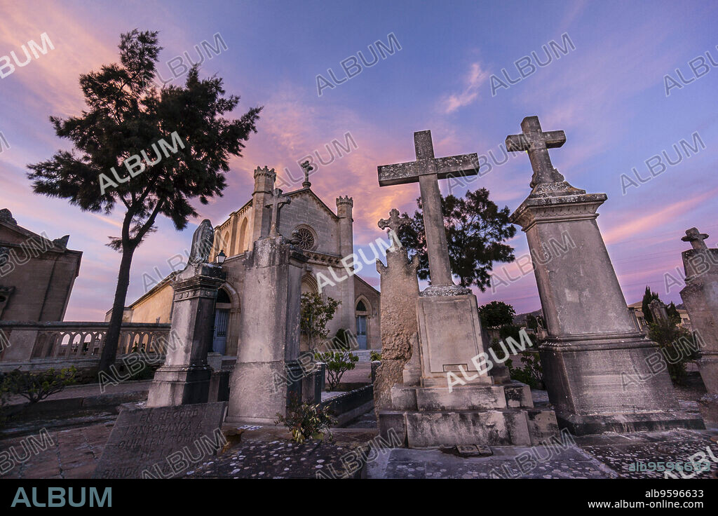 cementerio de llucmajor, Mallorca, islas baleares, Spain.