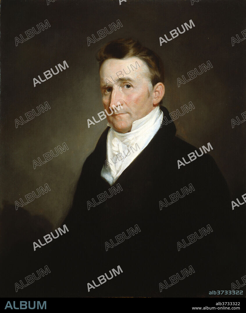 SAMUEL F. B. MORSE. Eliphalet Terry. Dated: c. 1824. Dimensions: overall: 75.7 x 63.2 cm (29 13/16 x 24 7/8 in.)  framed: 104.1 x 88.9 x 7.9 cm (41 x 35 x 3 1/8 in.). Medium: oil on canvas.