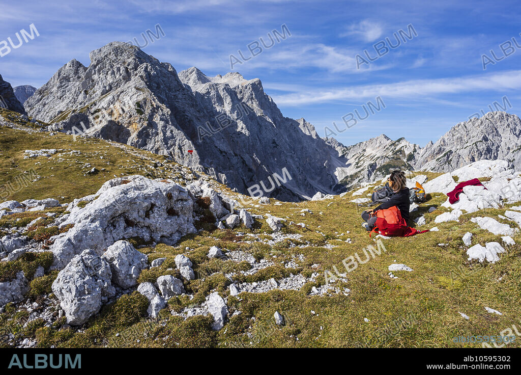 Turska Gora mountain, 2251 meters, Jujian alps, Slovenia, Central Europe,.
