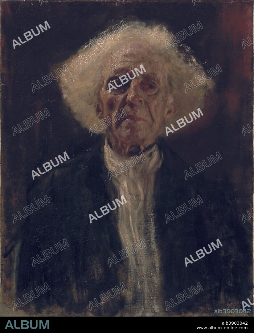GUSTAV KLIMT. Der Blinde Blind Man. Date/Period: 1896. Painting. Height: 660 mm (25.98 in); Width: 532 mm (20.94 in).